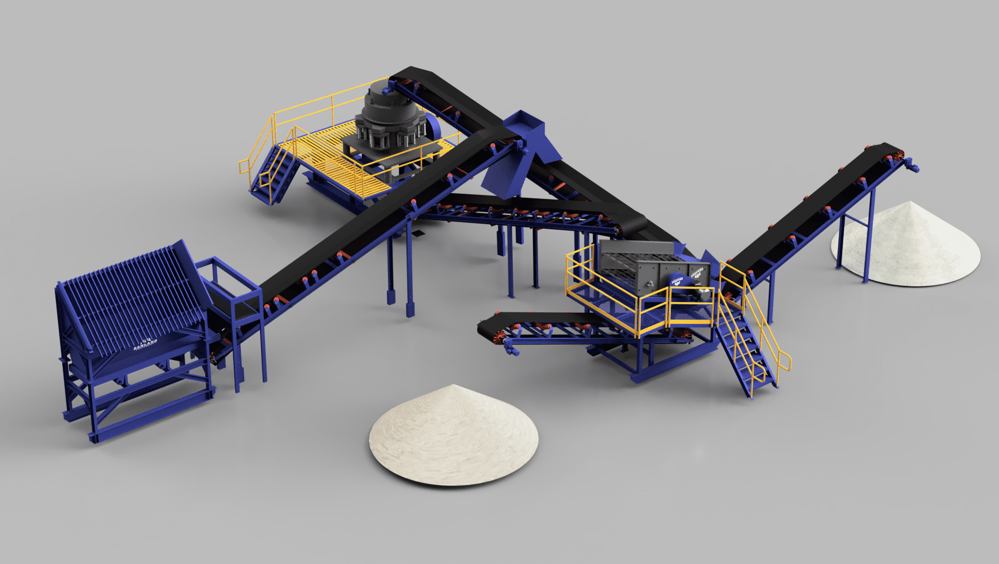 Modular crushing plant concept design