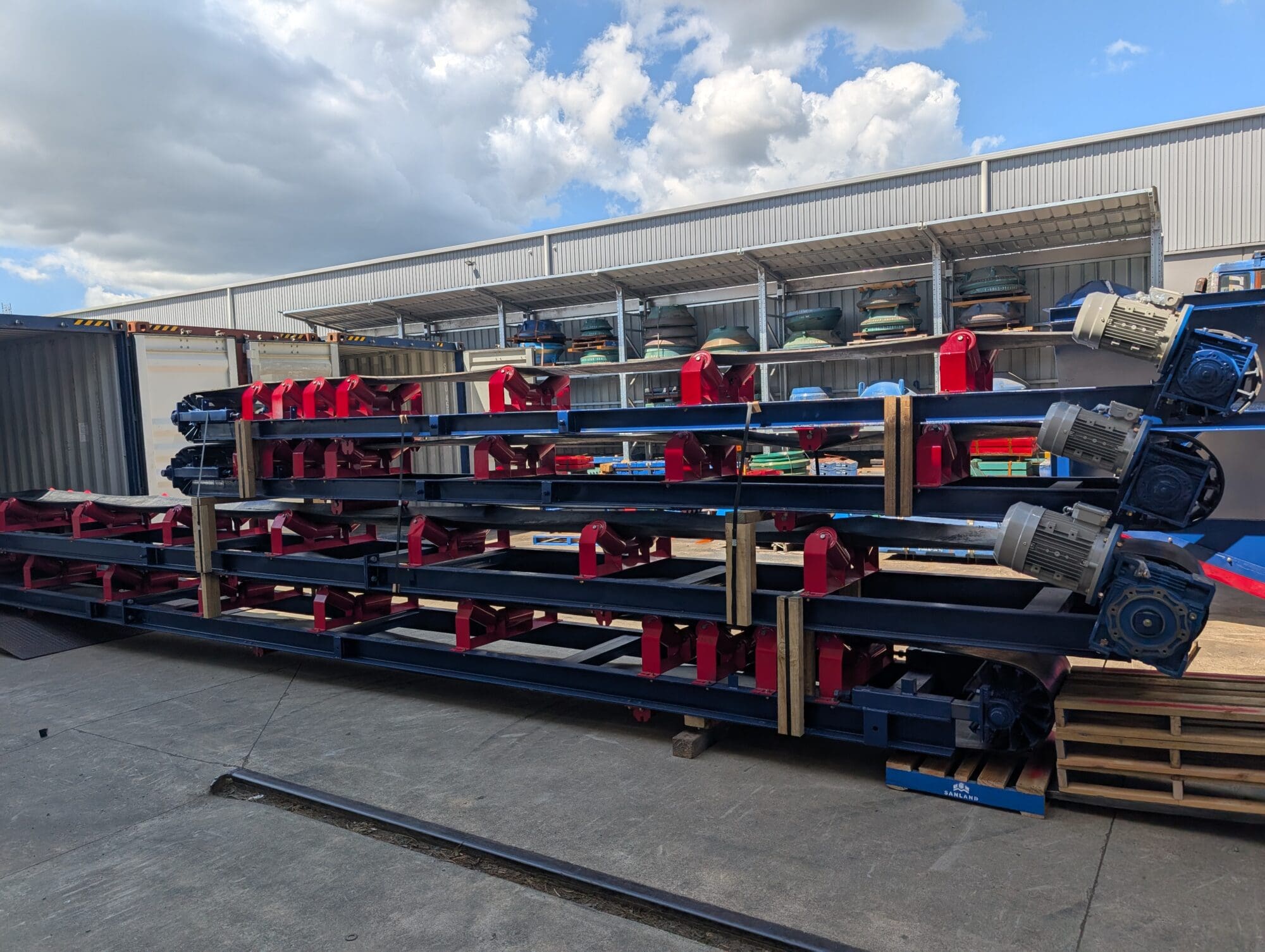 Containerised conveyors